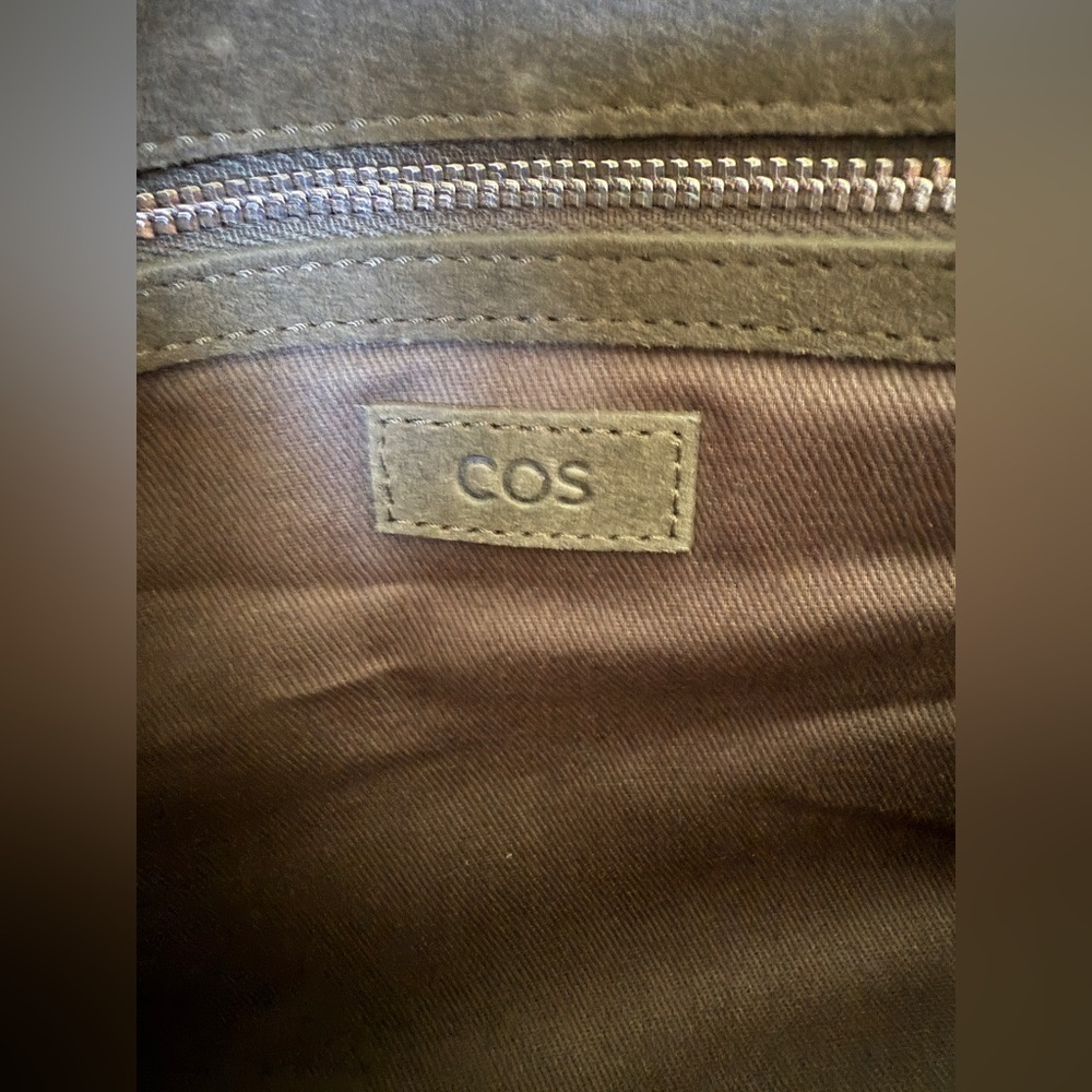 COS Gray Suede Shoulder Bag - Picture 8 of 8